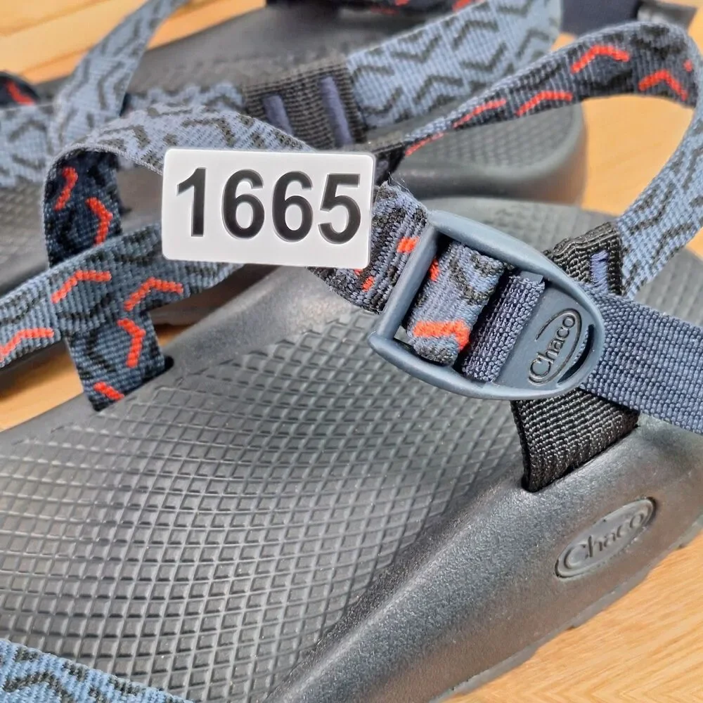 Chaco Z/2 Classic Men's 11 Stepped Navy Adjustable Sport Sandals Toe Strap